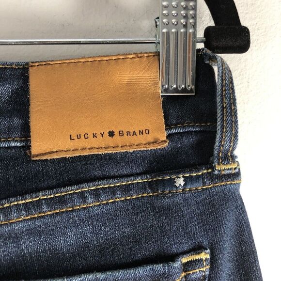 Lucky Brand Womens Size 6/28 Lolita Capri Jeans Mid‎ Rise Dark Wash Minimalist - Picture 12 of 14